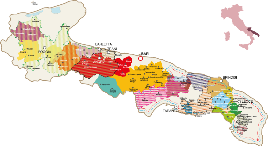 Puglia Wine Regions