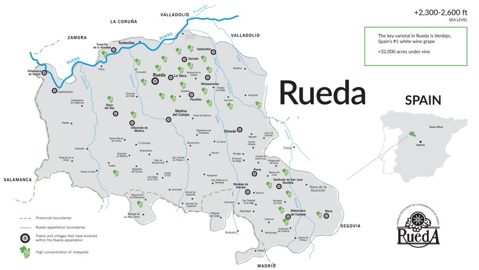  Rueda is just 2 hours from Madrid 