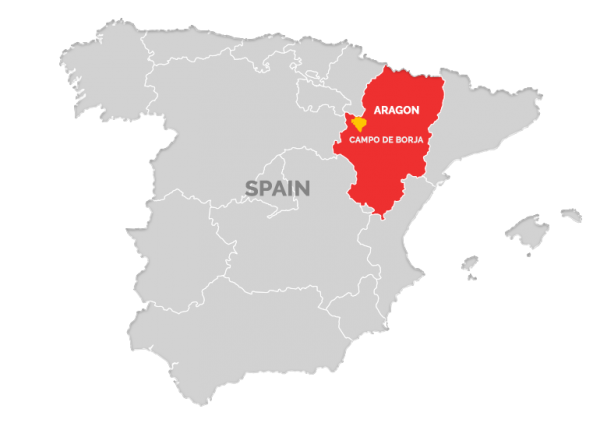  Campo de Borja is just to the southeast of La Rioja and immediately south of Navarra 