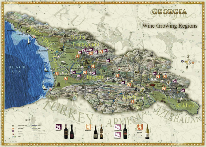  Kakheti is in the far south east of the country but close to the capital of Tbilisi 