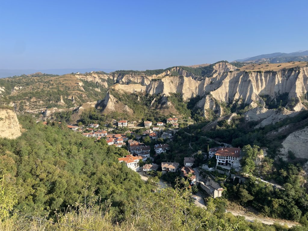 Sandstone formations in Bulgaria's Melnik region